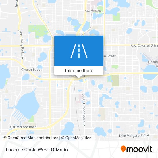 Lucerne Circle West map