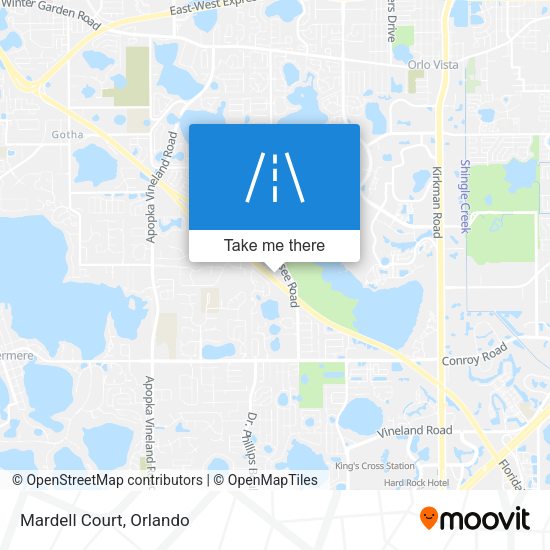 Mardell Court map