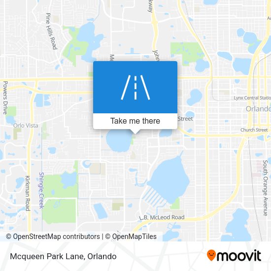 Mapa de Mcqueen Park Lane
