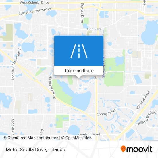 Metro Sevilla Drive map