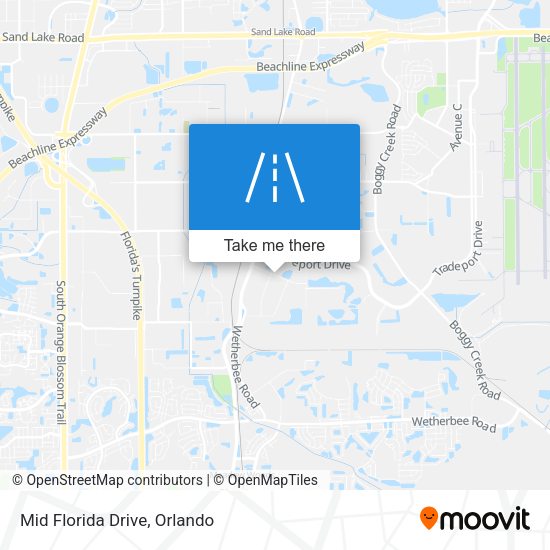 Mapa de Mid Florida Drive