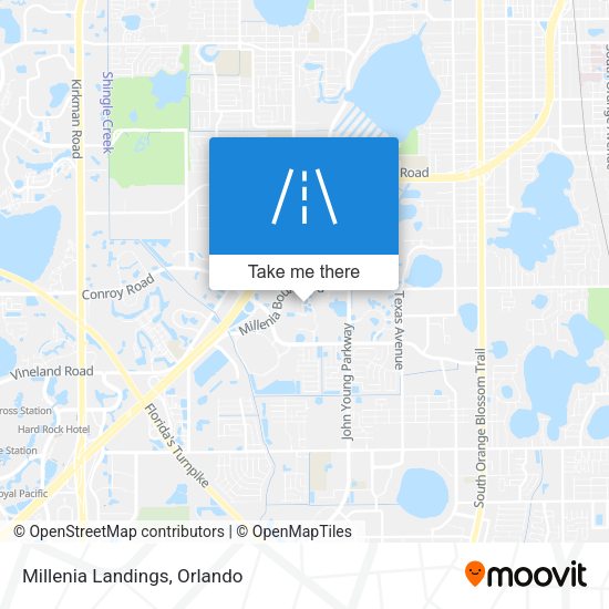 Mapa de Millenia Landings