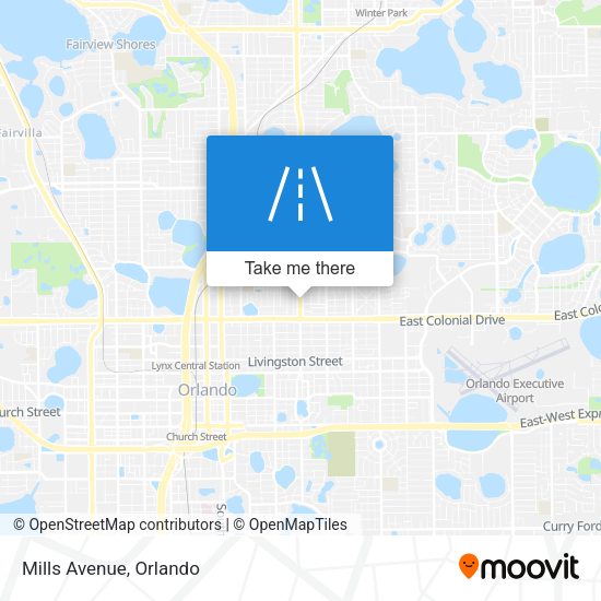 Mapa de Mills Avenue