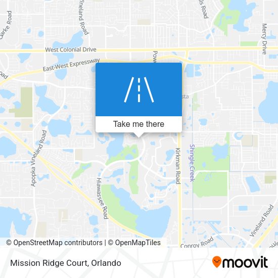 Mission Ridge Court map