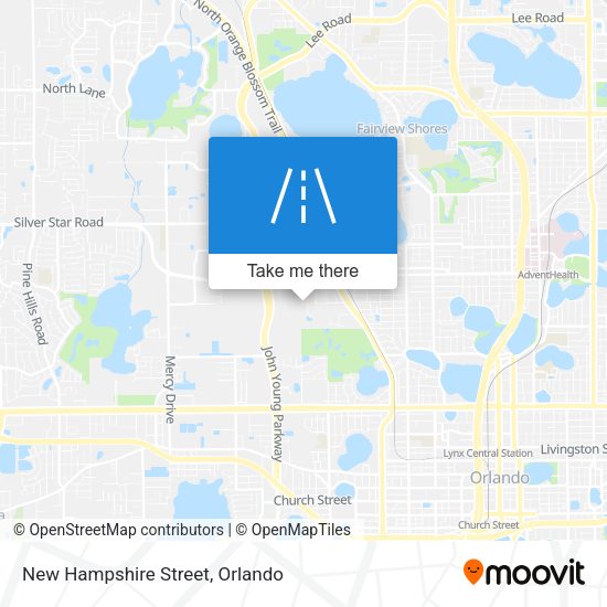 Mapa de New Hampshire Street