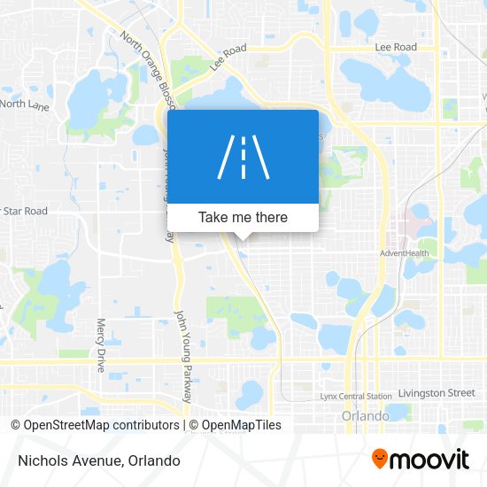 Mapa de Nichols Avenue