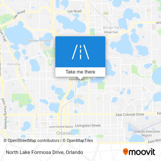 Mapa de North Lake Formosa Drive