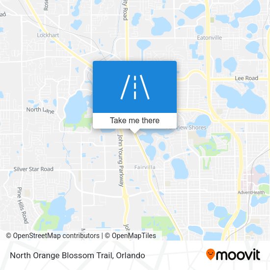 Mapa de North Orange Blossom Trail