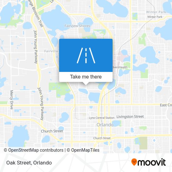 Mapa de Oak Street
