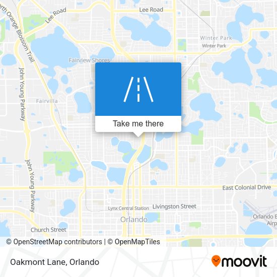 Mapa de Oakmont Lane