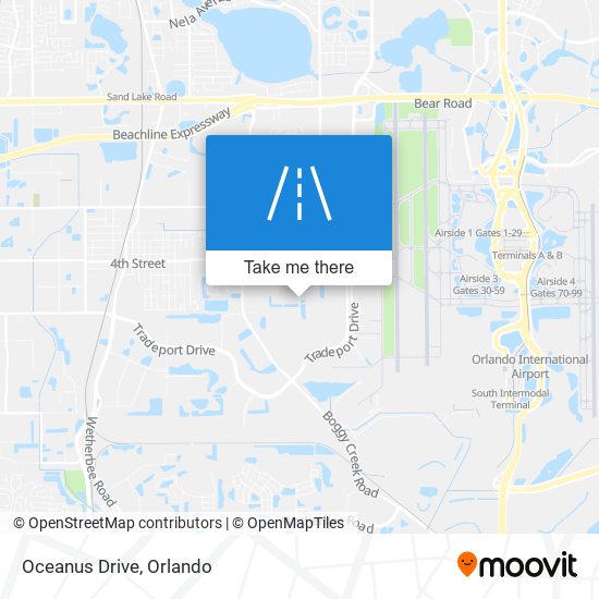 Mapa de Oceanus Drive