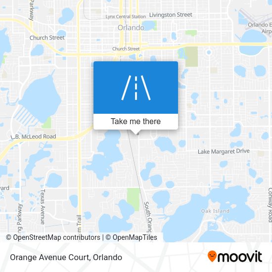 Orange Avenue Court map