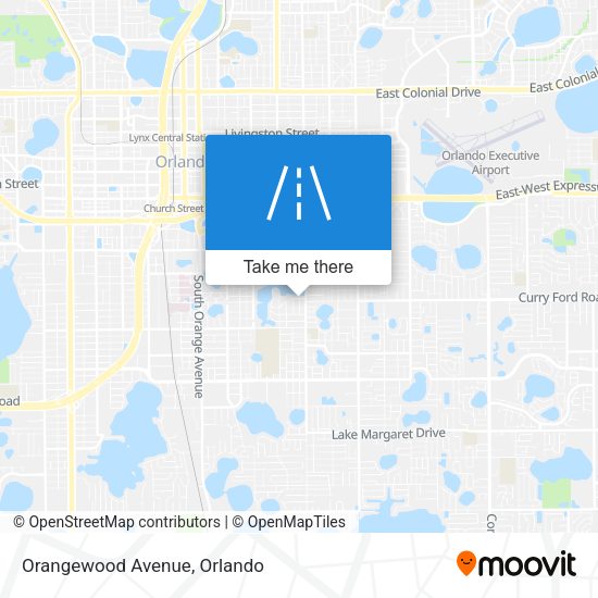 Mapa de Orangewood Avenue