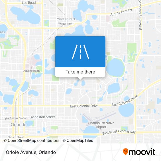 Mapa de Oriole Avenue