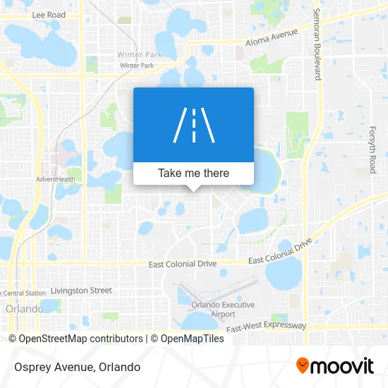 Osprey Avenue map