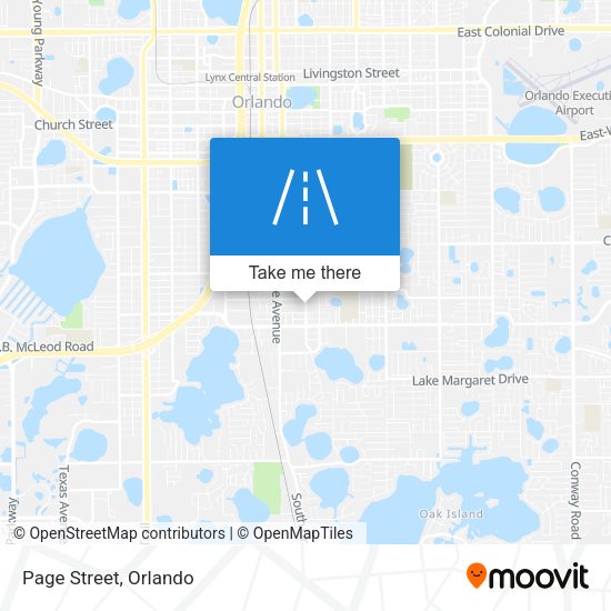 Mapa de Page Street