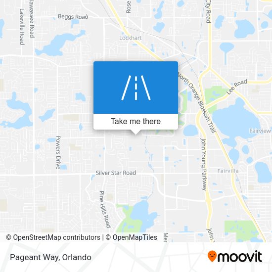 Mapa de Pageant Way