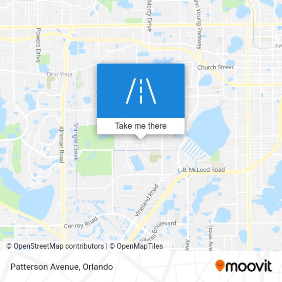 Mapa de Patterson Avenue