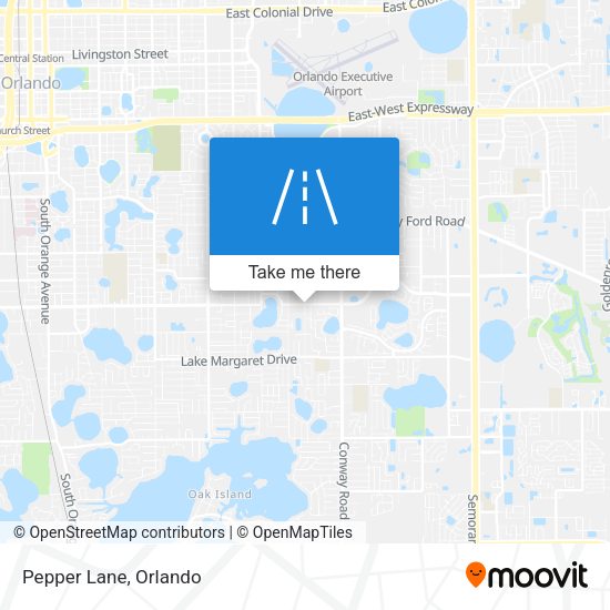 Mapa de Pepper Lane