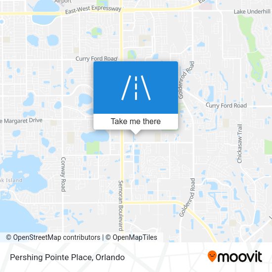 Pershing Pointe Place map