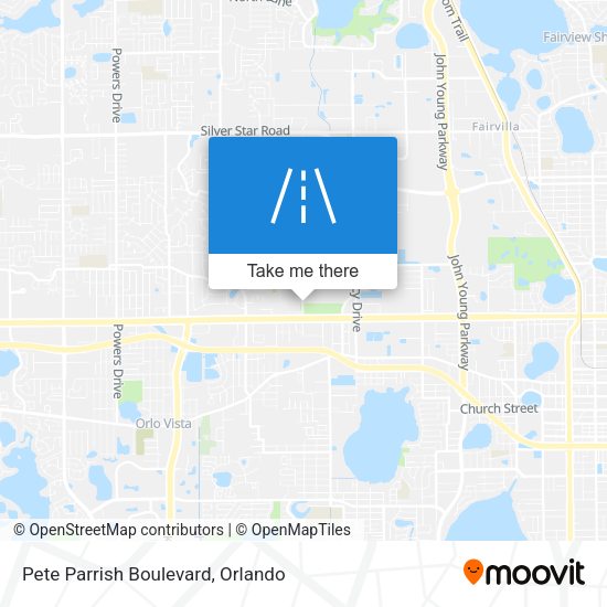 Mapa de Pete Parrish Boulevard