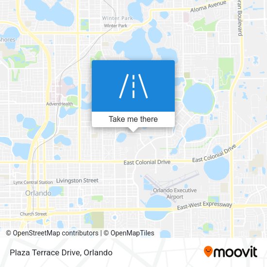 Plaza Terrace Drive map