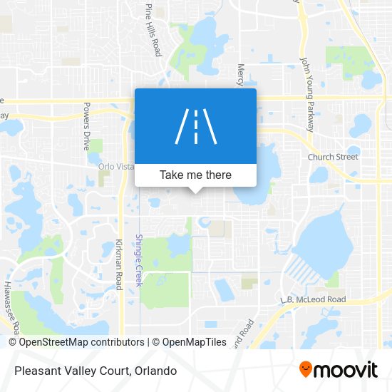 Mapa de Pleasant Valley Court