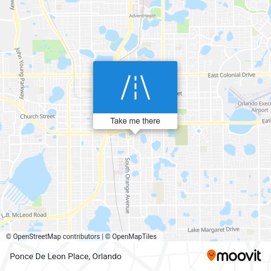Mapa de Ponce De Leon Place