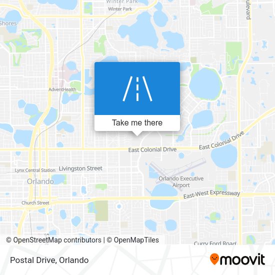 Mapa de Postal Drive
