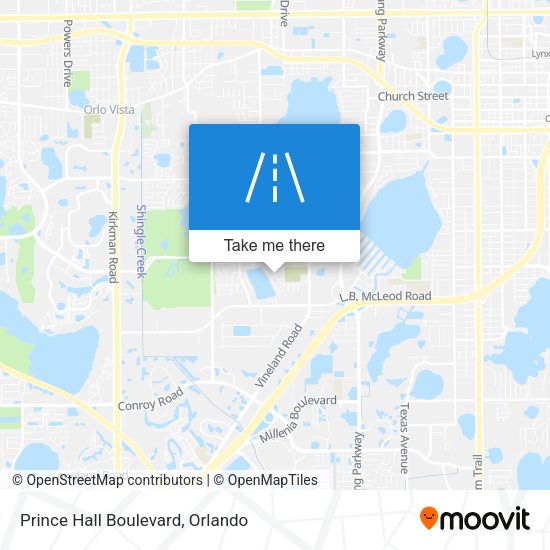 Prince Hall Boulevard map