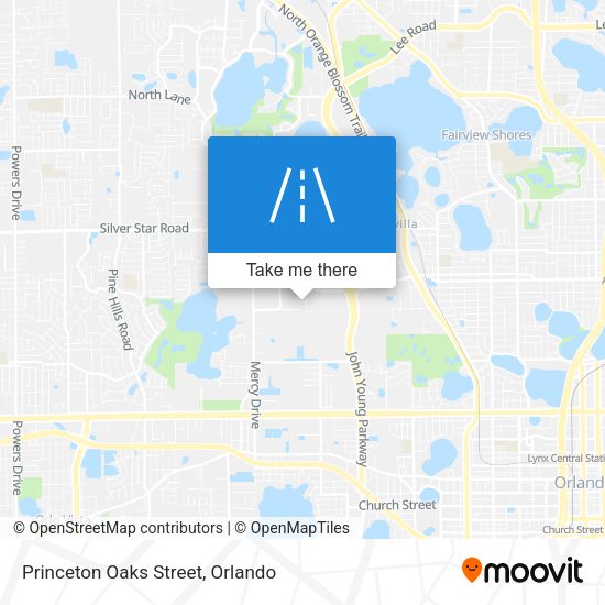Princeton Oaks Street map