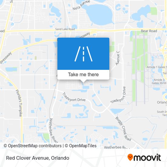 Mapa de Red Clover Avenue
