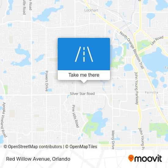 Red Willow Avenue map