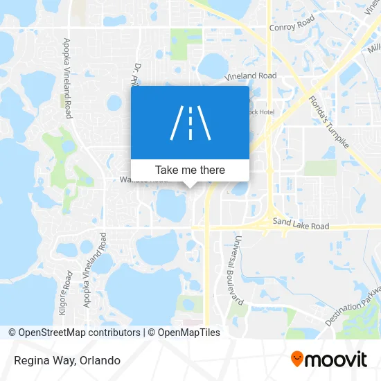 Regina Way map