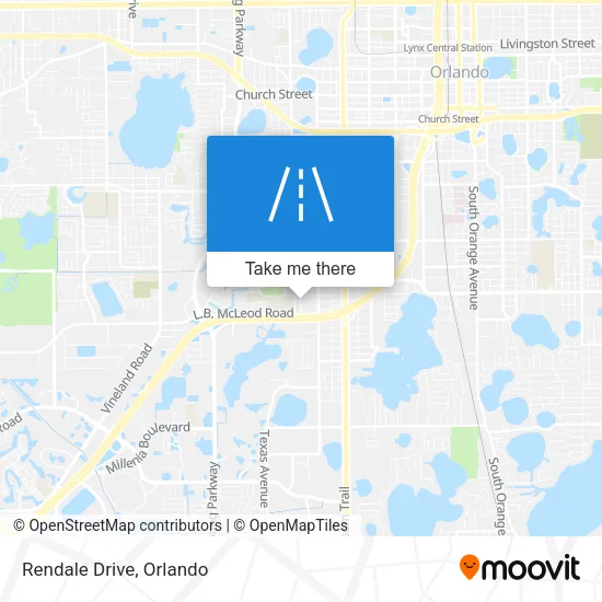 Rendale Drive map