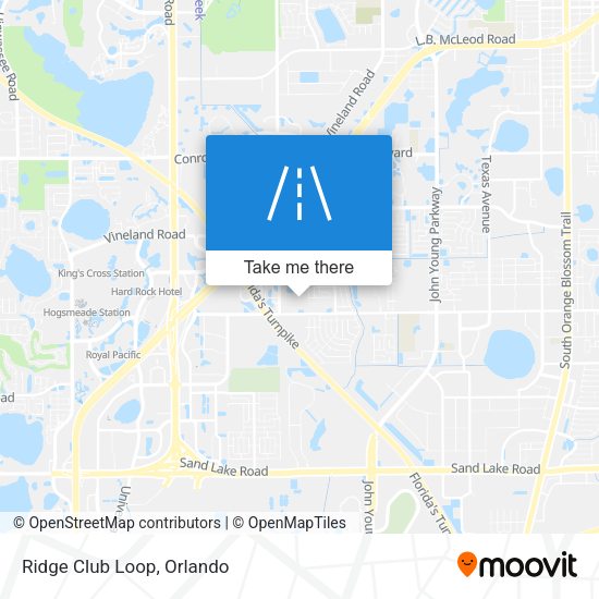 Mapa de Ridge Club Loop