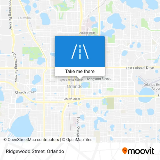 Ridgewood Street map