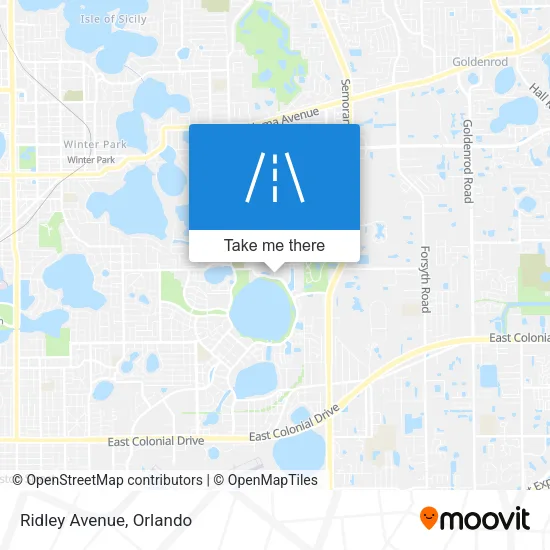 Ridley Avenue map