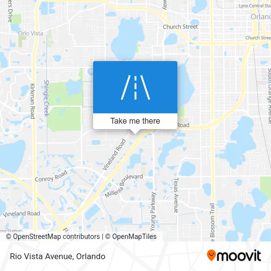 Rio Vista Avenue map