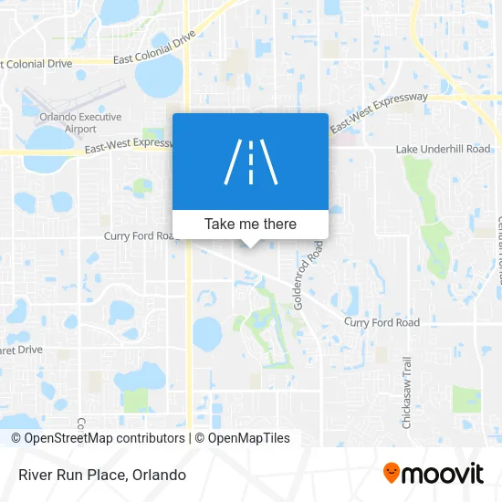 River Run Place map