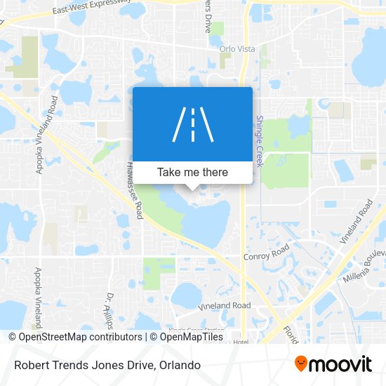 Mapa de Robert Trends Jones Drive
