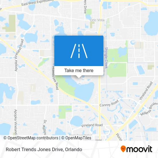 Robert Trends Jones Drive map