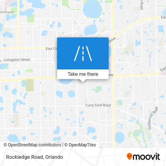 Rockledge Road map