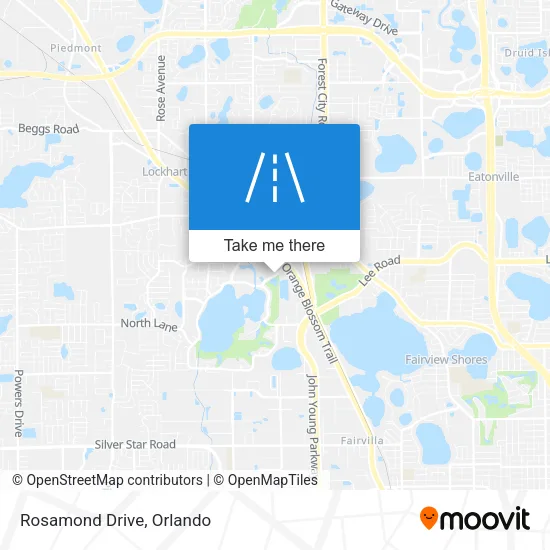 Rosamond Drive map
