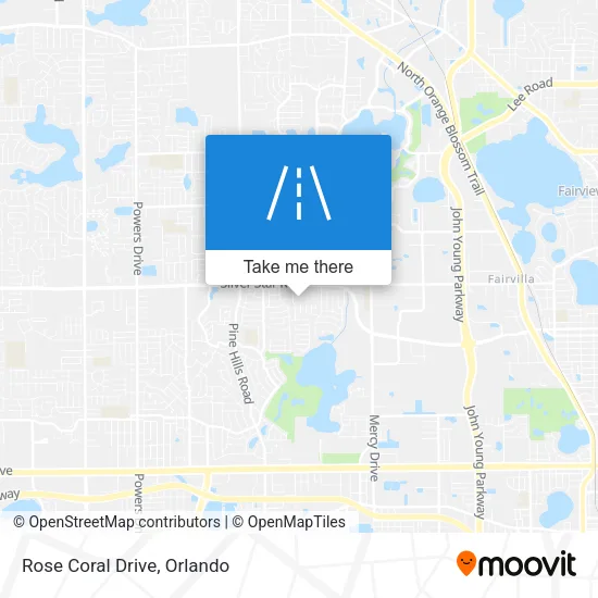 Rose Coral Drive map
