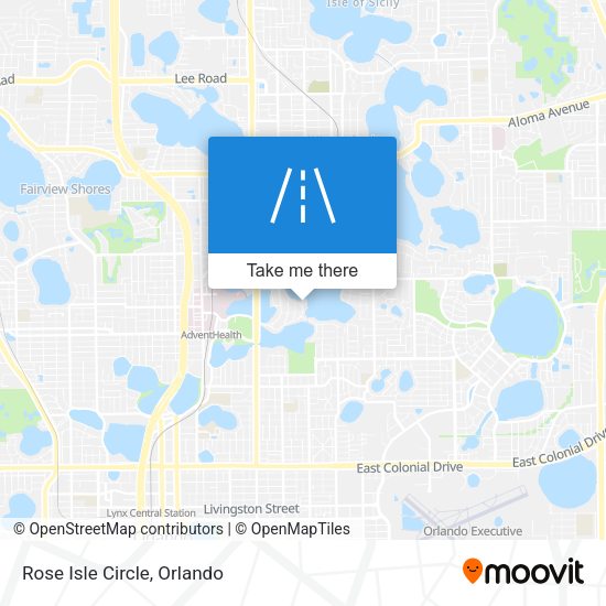 Mapa de Rose Isle Circle