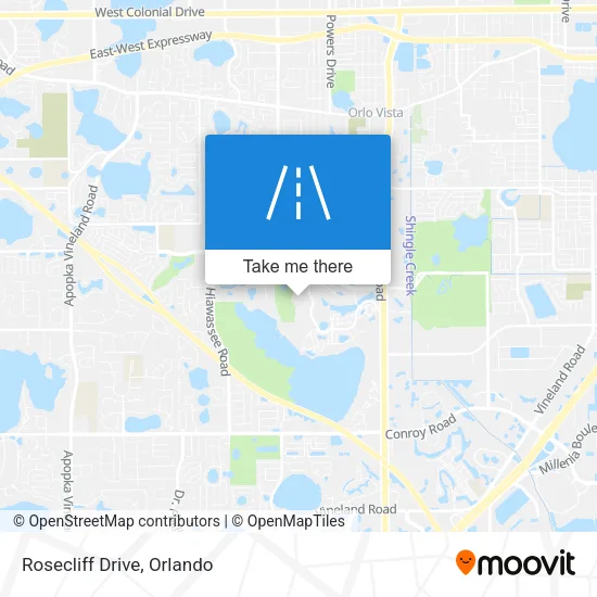 Rosecliff Drive map