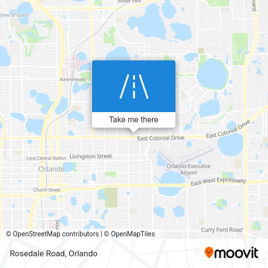 Mapa de Rosedale Road