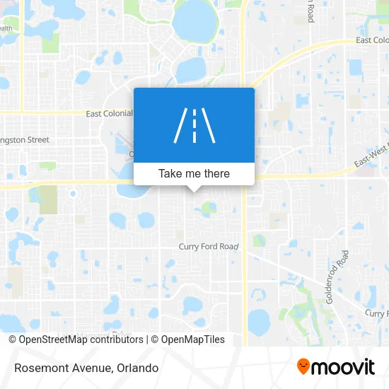 Rosemont Avenue map