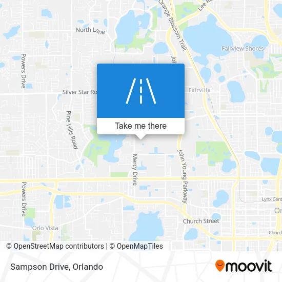 Sampson Drive map